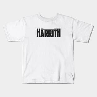 Harrith Logo | Simple minimalist for main brand logo design Kids T-Shirt